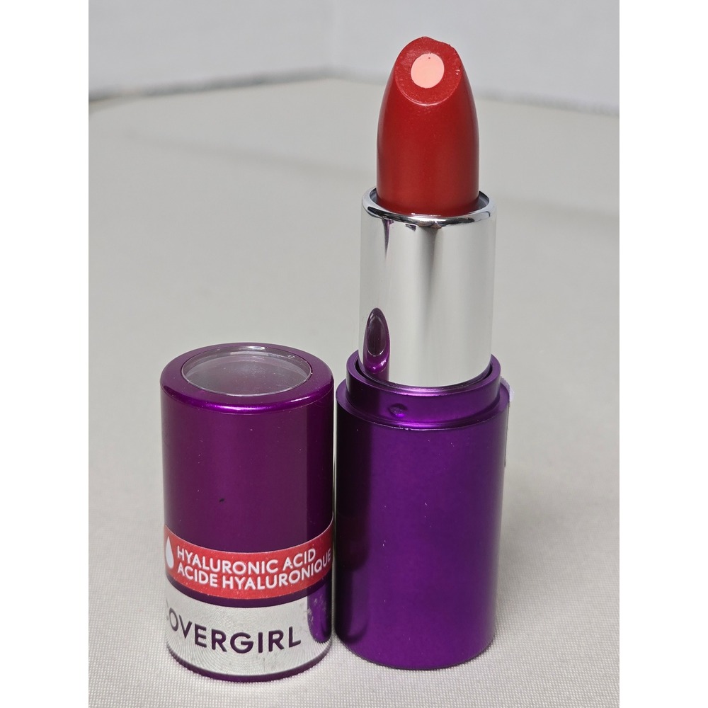 2 pack CoverGirl Simply Ageless Hyaluronic Acid Lipstick 330 Brave Burgundy